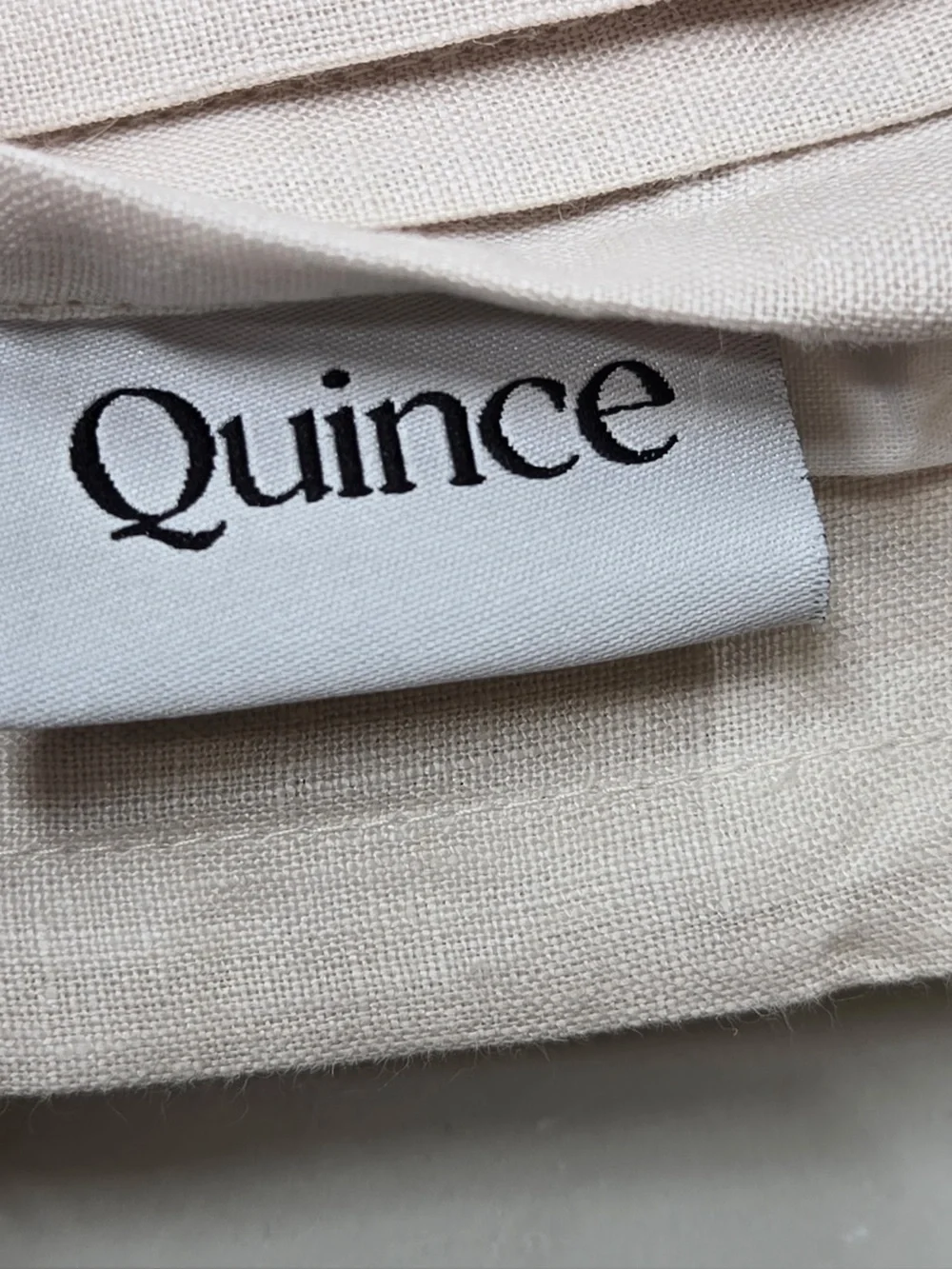NWOT QUINCE Set Of 2 48x84 European Linen Curtains Sand 0789